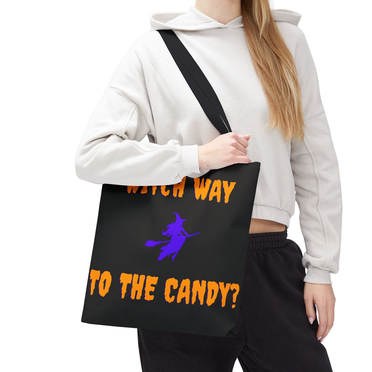 Witch Way to the Candy - Halloween Tote