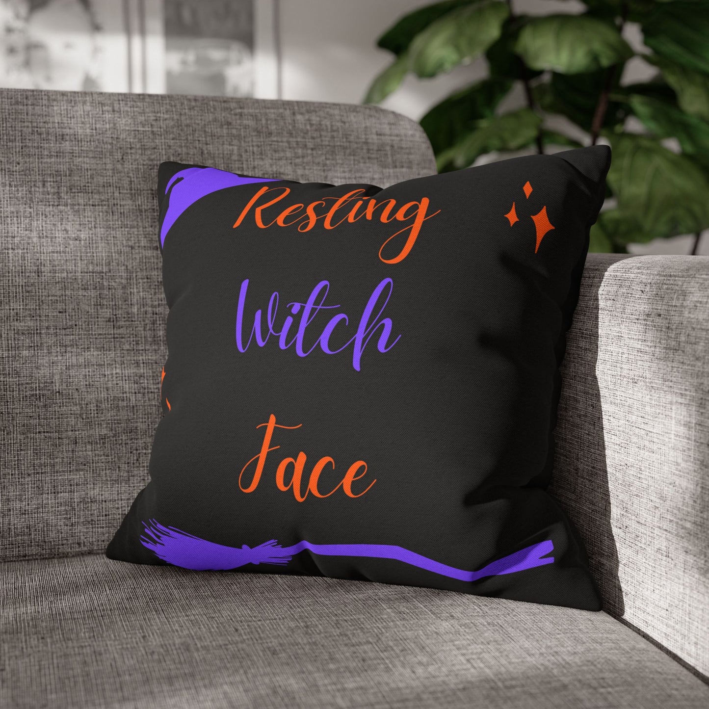 Resting Witch Face Pillowcase