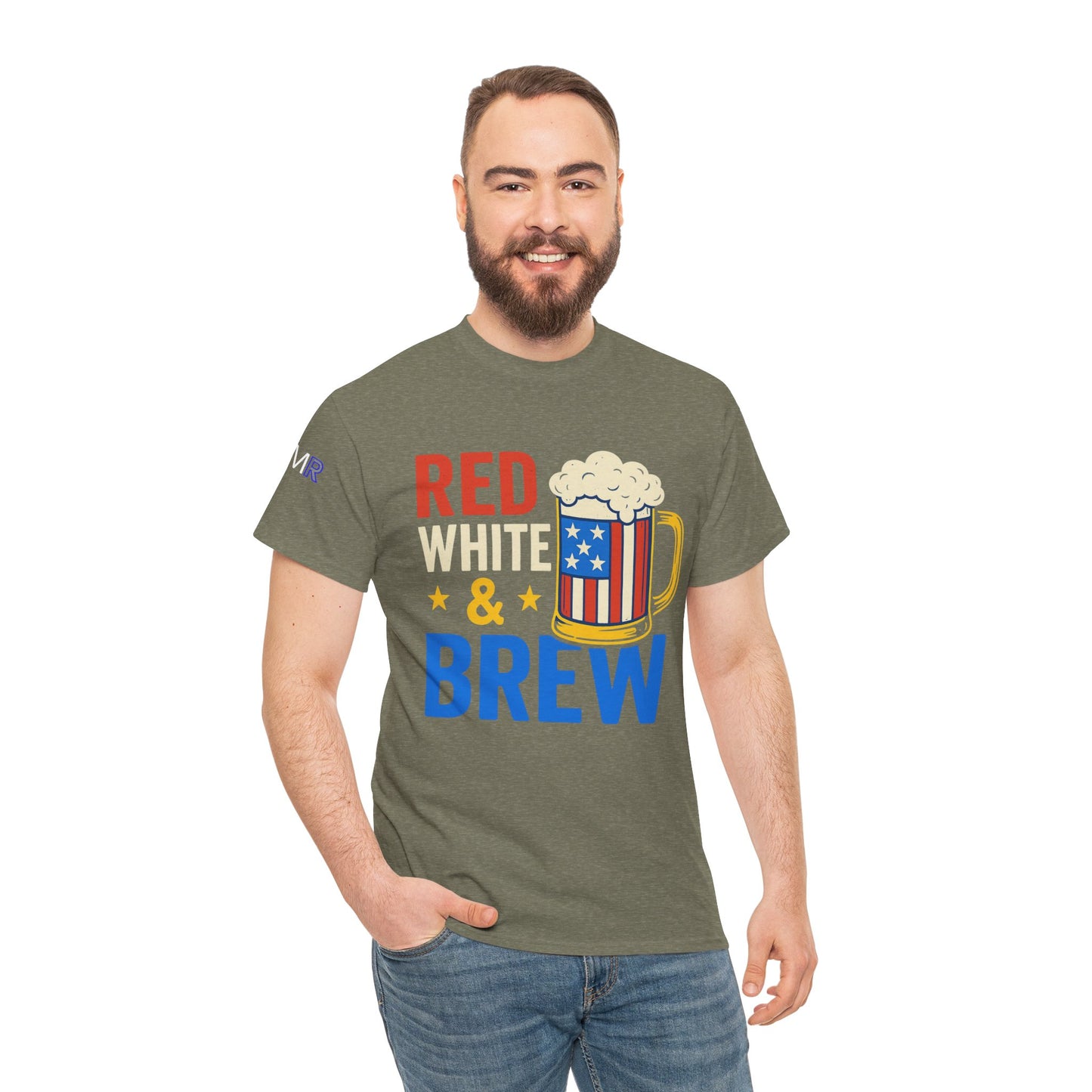Men's Red, White & Brew