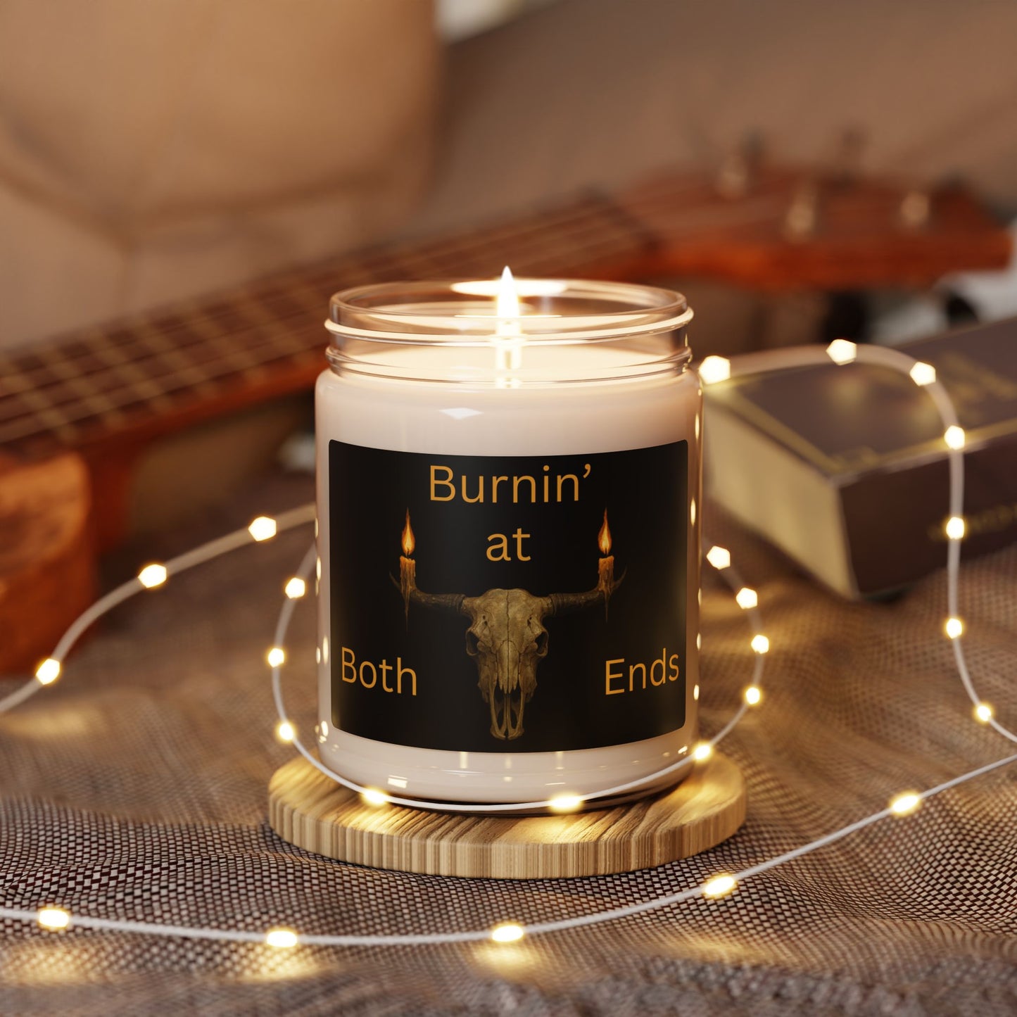 Burnin' at Both Ends - 9oz Scented Soy Candle for Meditation and Home Decor