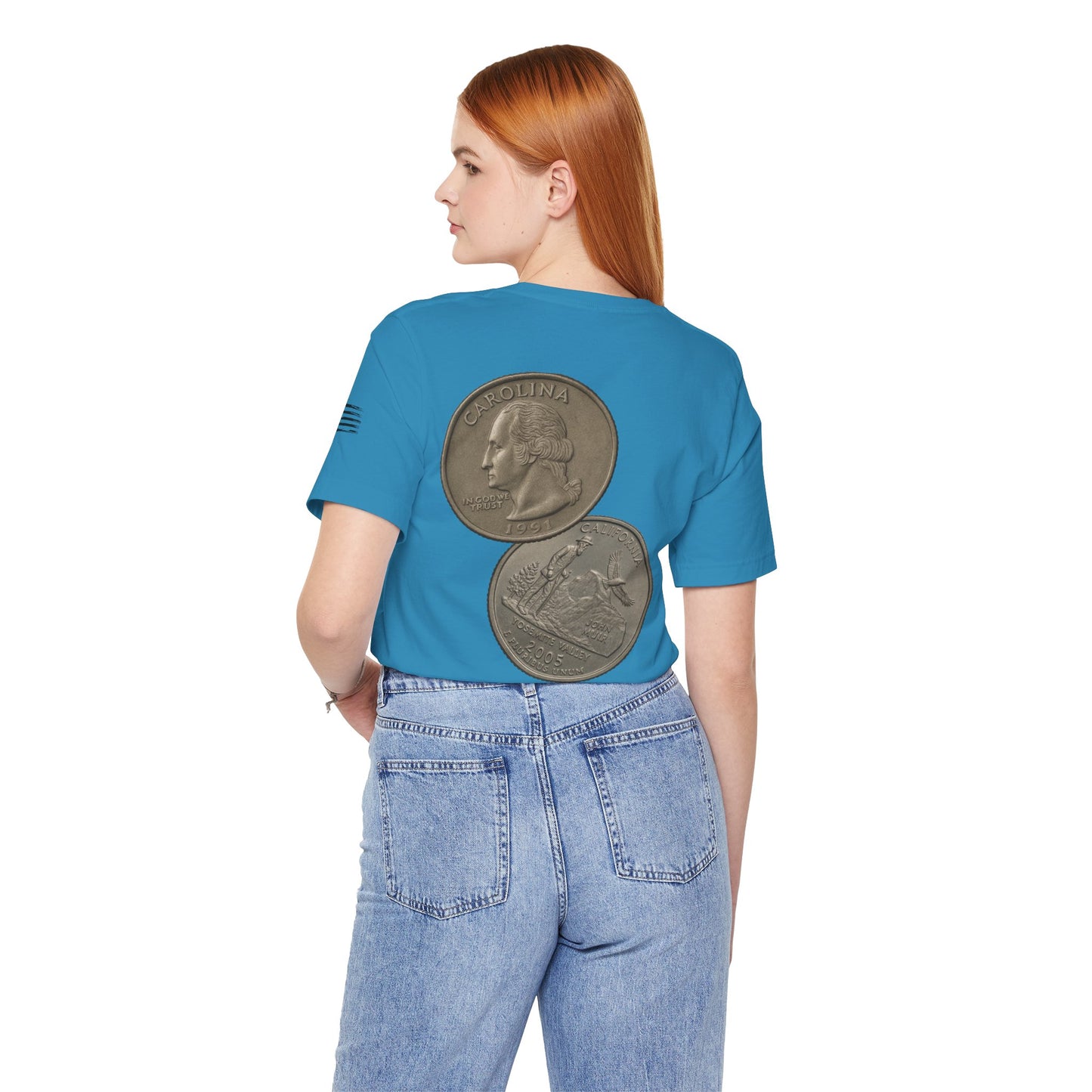 Heads Carolina, Tails California Women's Tee