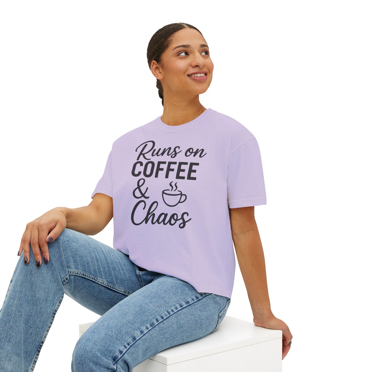 Coffee & Chaos Women's Boxy Tee