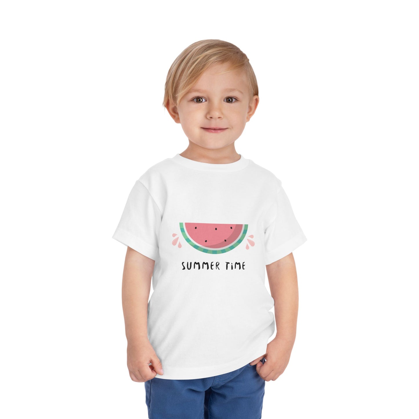 Toddler Summer Watermelon Tee - Cute Short Sleeve Shirt for Kids