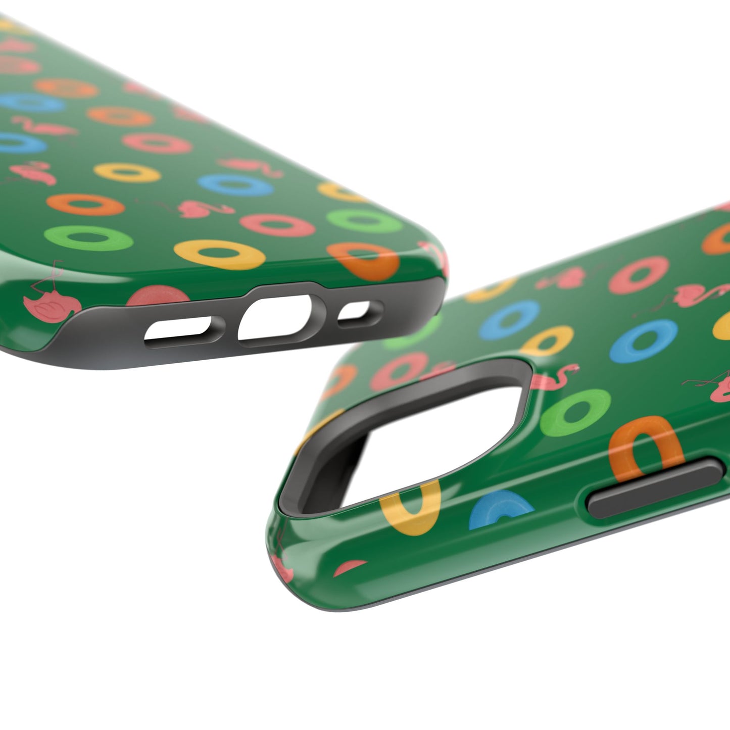 Colorful Flamingo & Pool Float Phone Cases