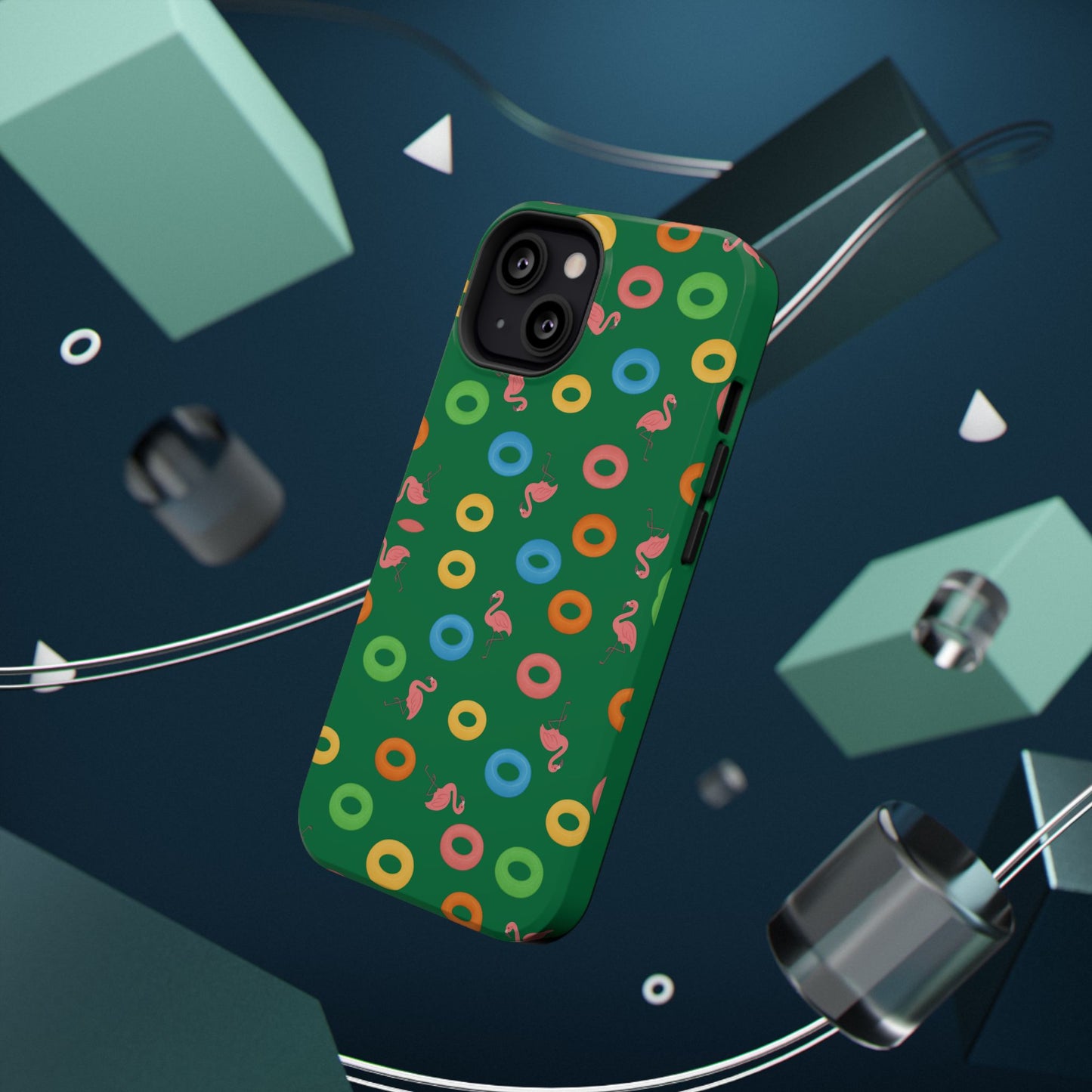 Colorful Flamingo & Pool Float Phone Cases