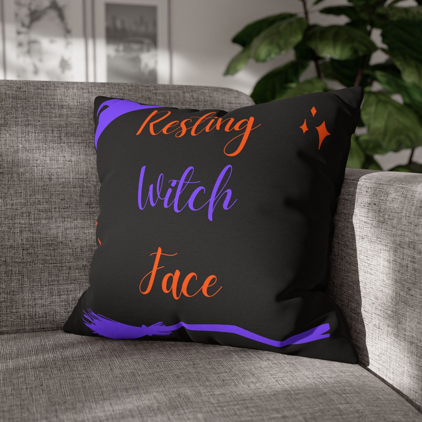 Resting Witch Face Pillowcase