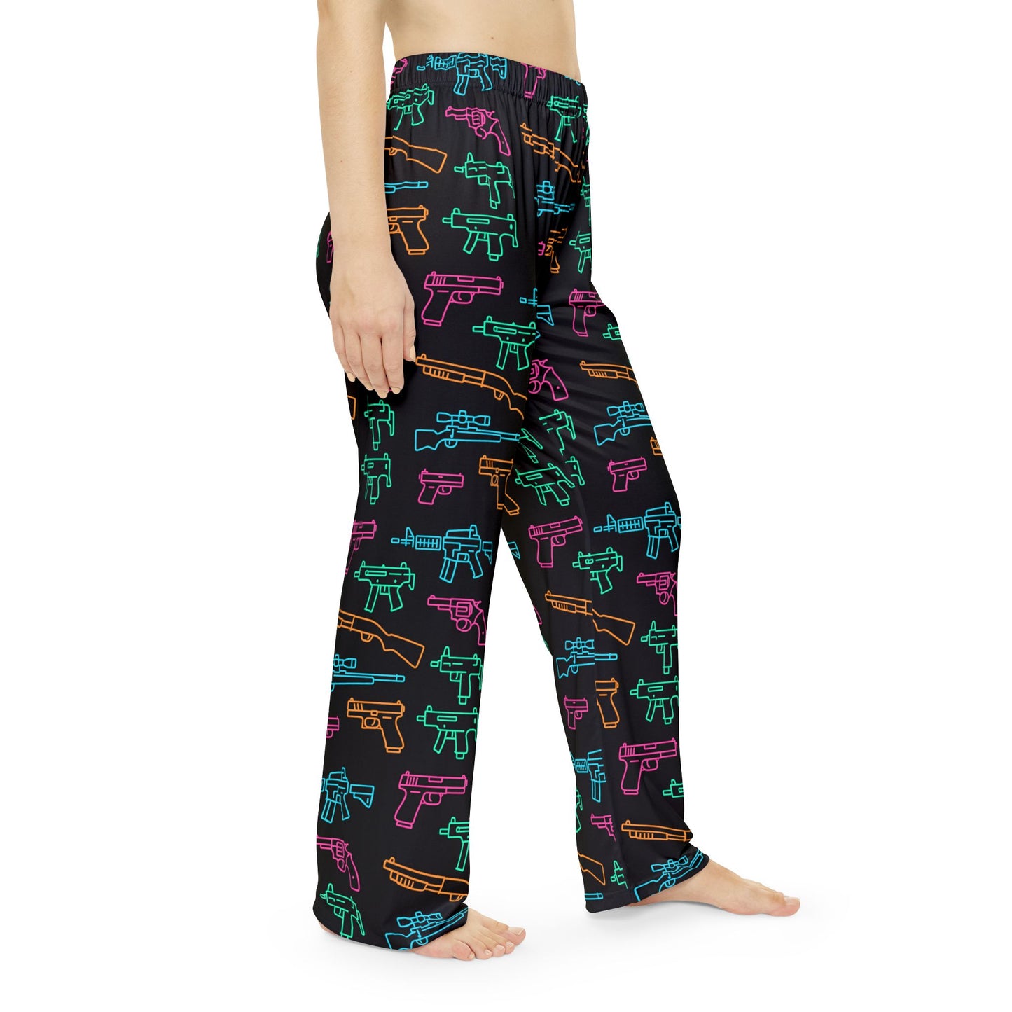 Neon Firearm Pajama Pants