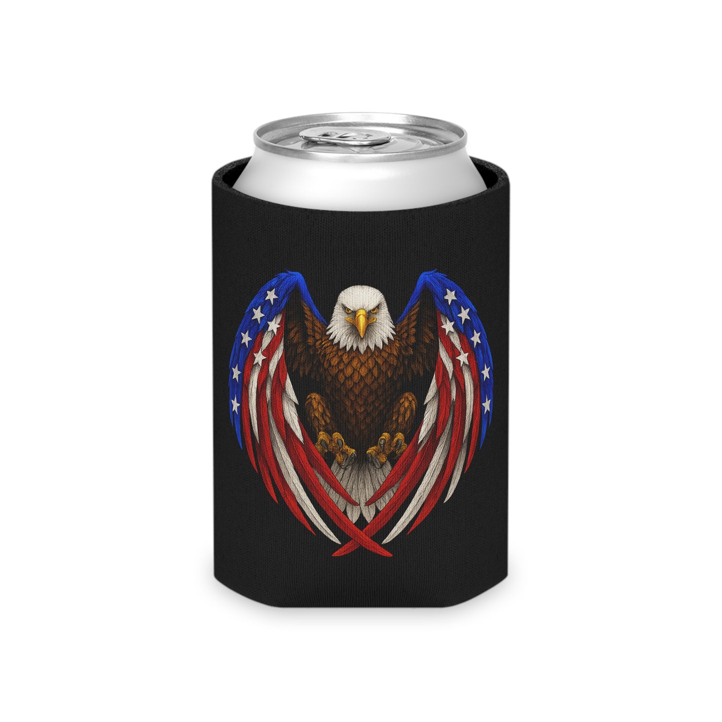 Patriotic Eagle Can Cooler