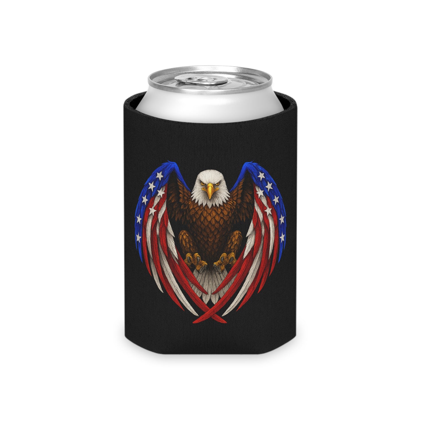 Patriotic Eagle Can Cooler