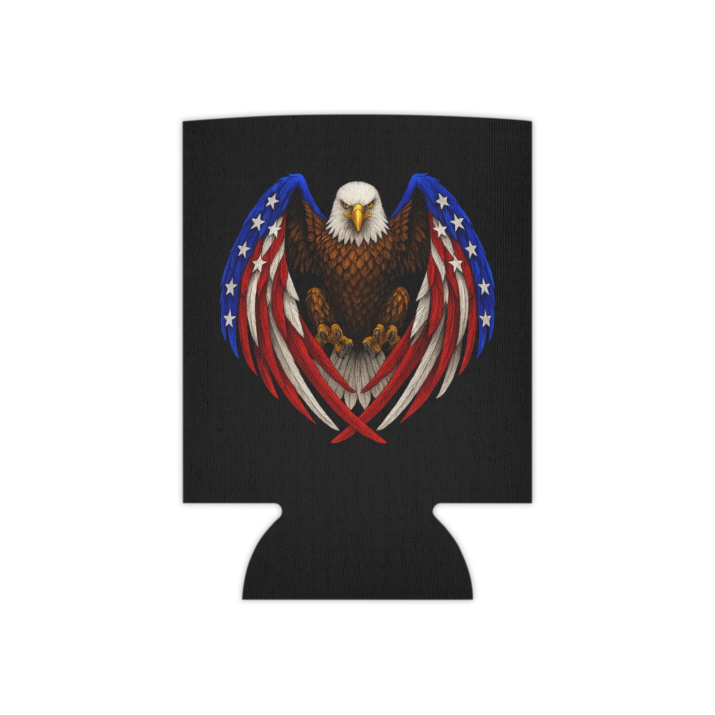 Patriotic Eagle Can Cooler