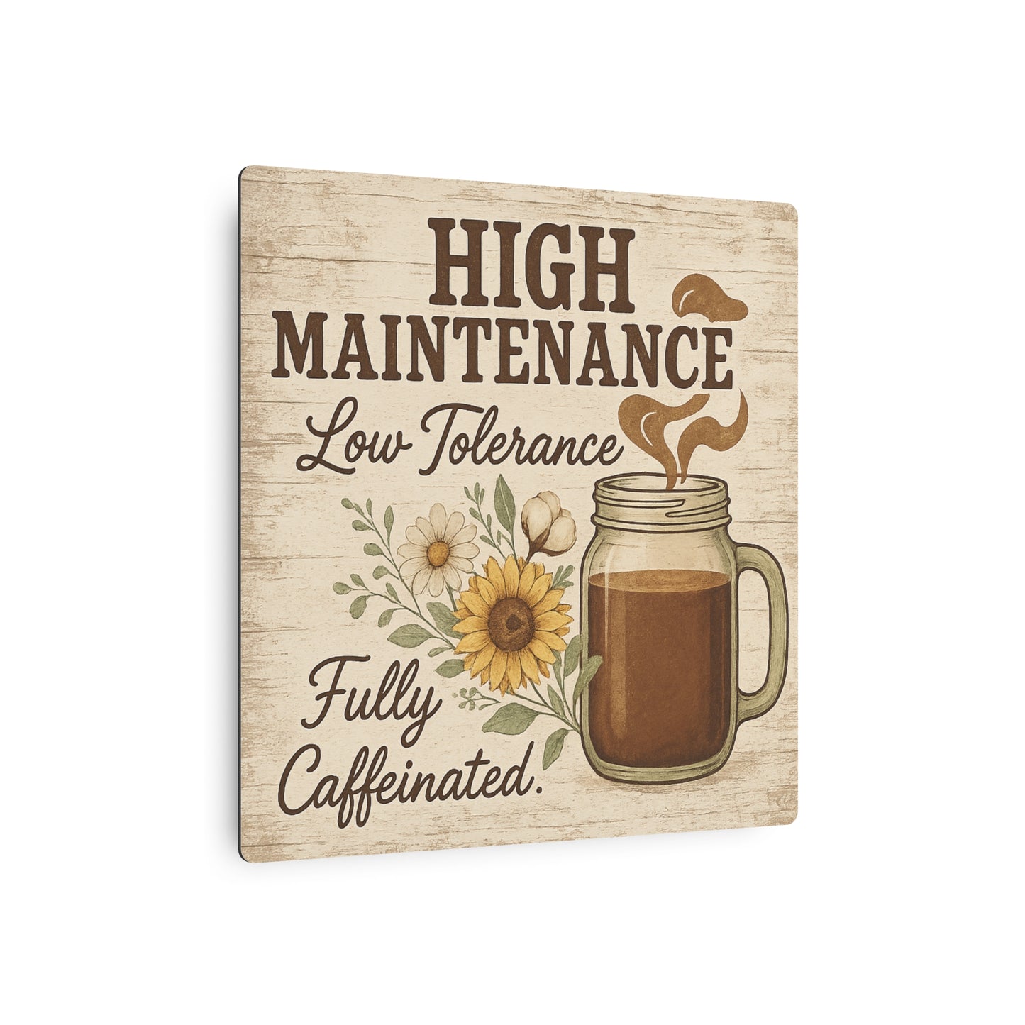 Cafe Metal Art Sign