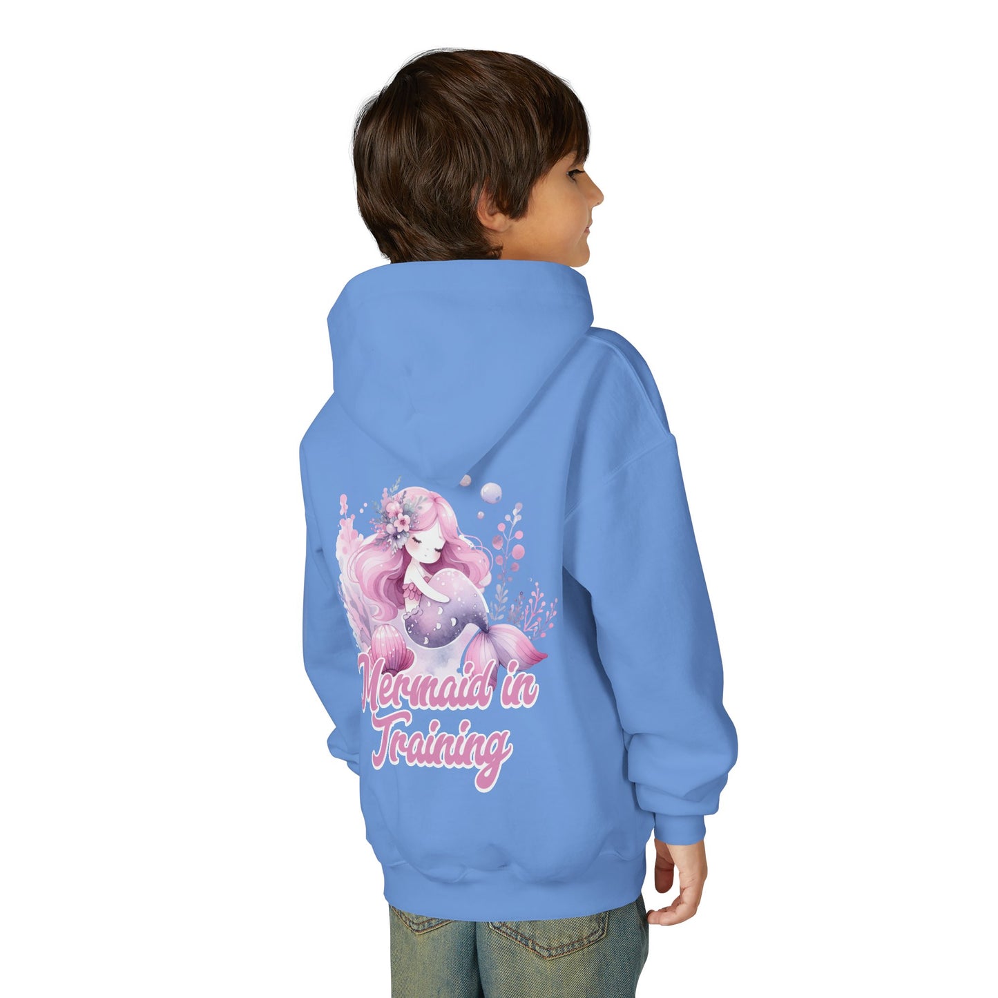 Youth Hoodie — Personalized 'Giovanna' Mermaid In Training Pullover