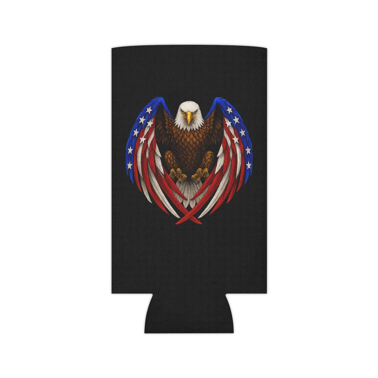 Patriotic Eagle Can Cooler