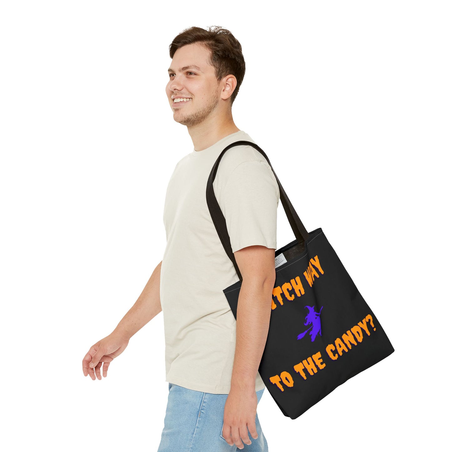 Witch Way to the Candy - Halloween Tote