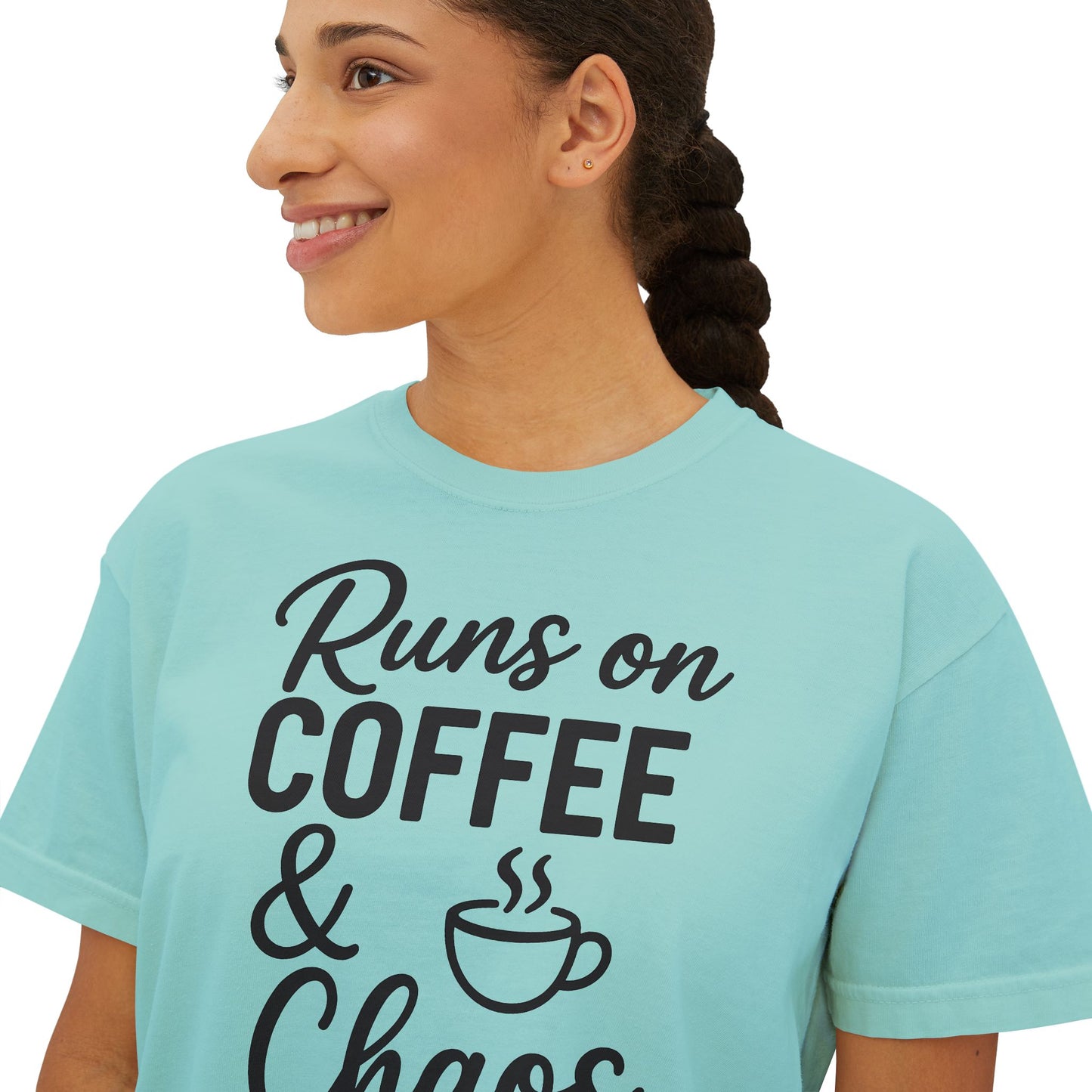 Coffee & Chaos Women's Boxy Tee