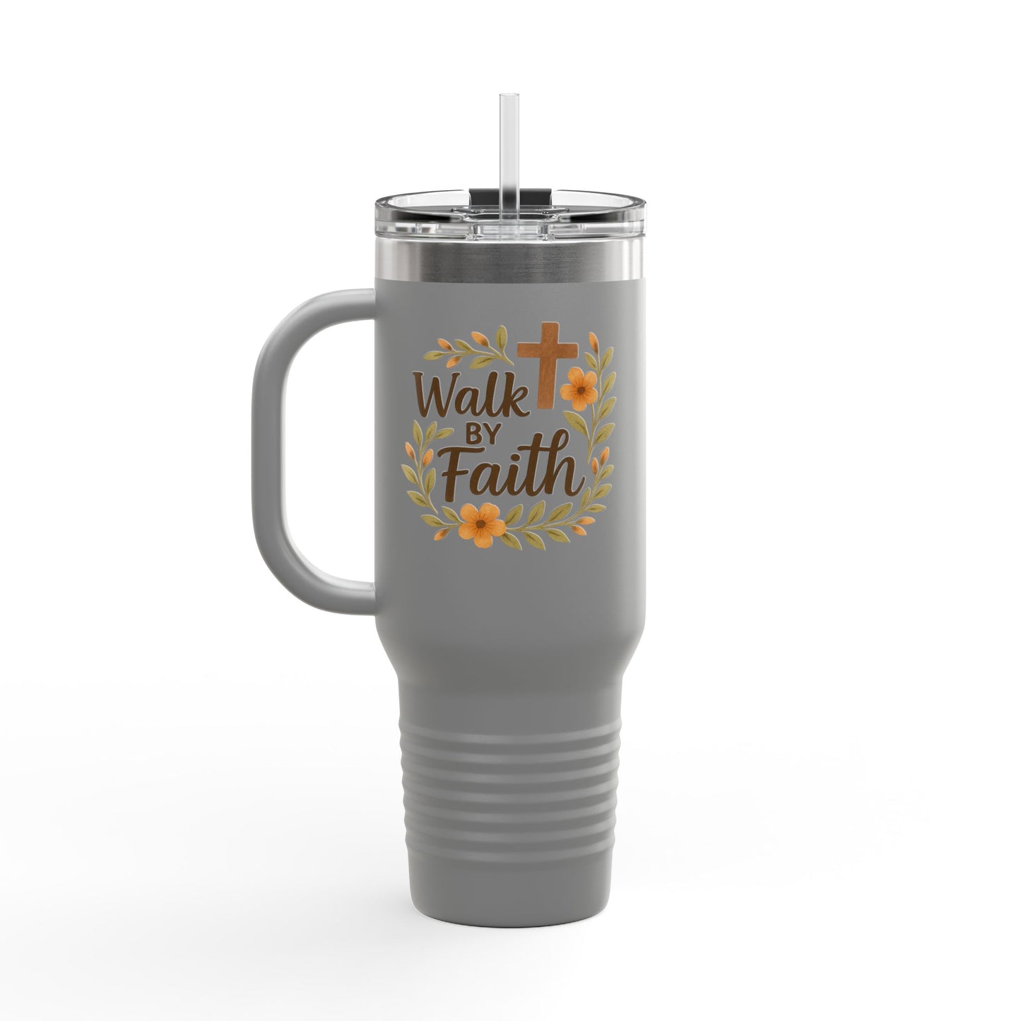 Walk by Faith 40oz Travel Mug