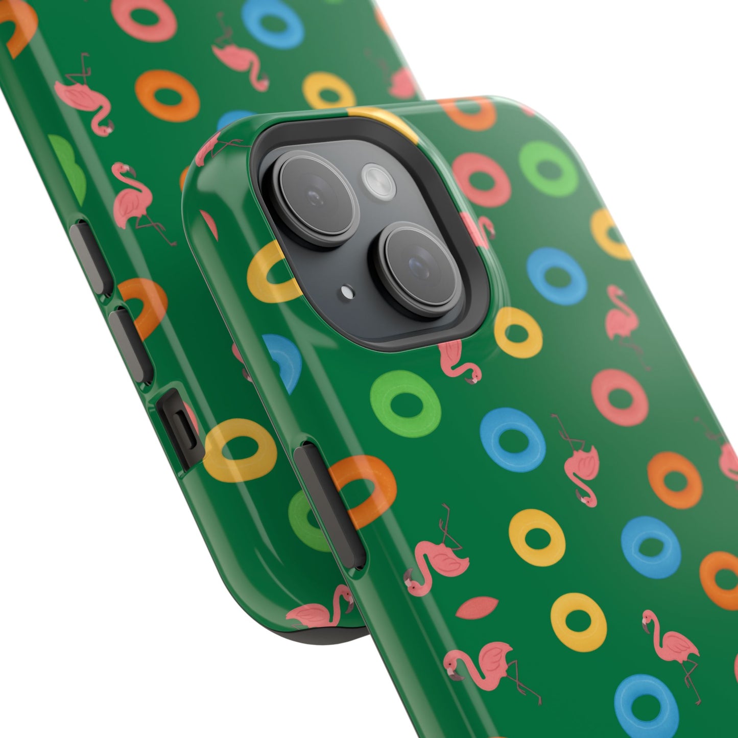 Colorful Flamingo & Pool Float Phone Cases