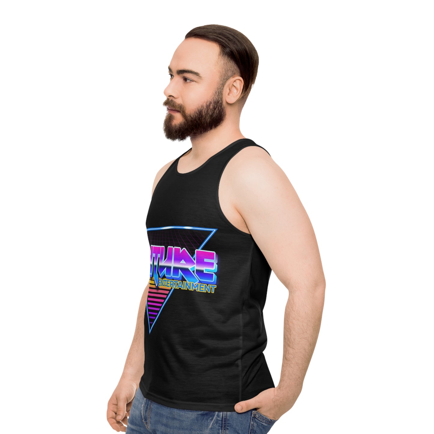 Retro Future Graphic Unisex Tank Top - Perfect for Summer Festivals & Casual Wear