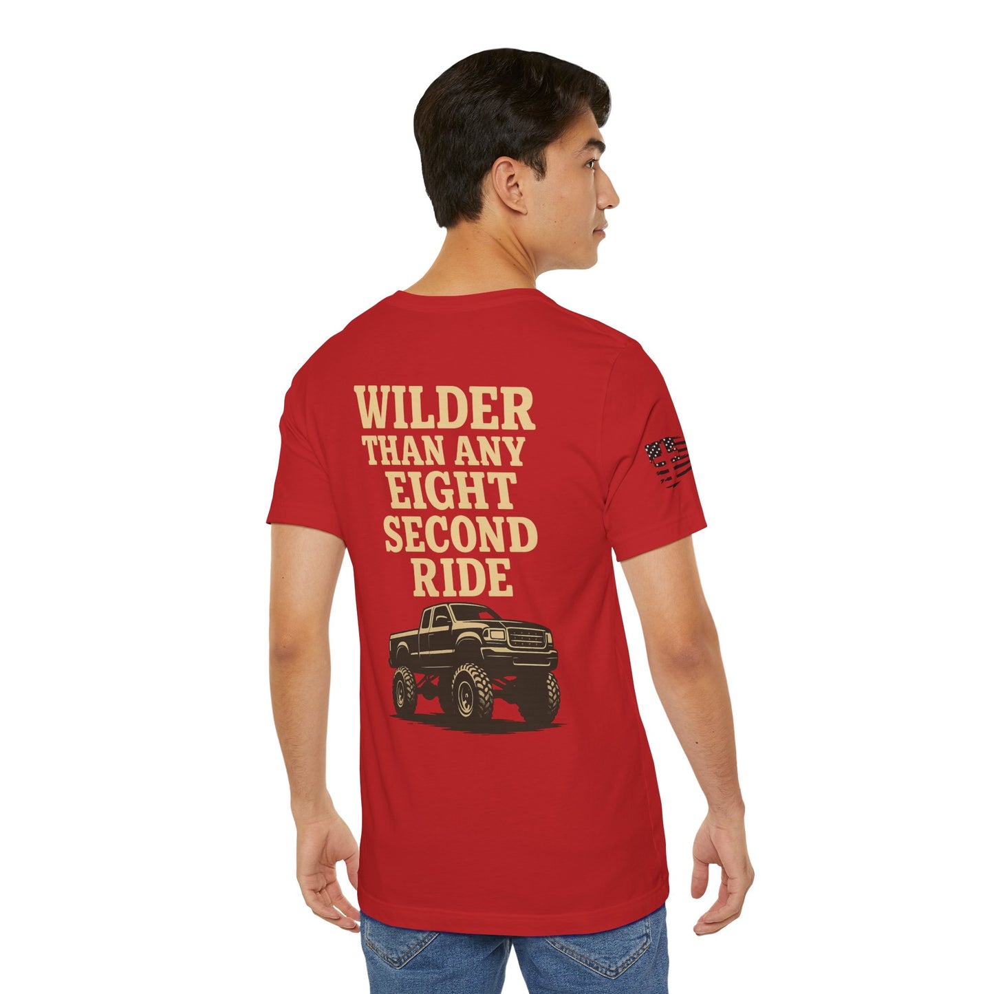 Wilder Than Any Eight Second Ride Men's T-Shirt