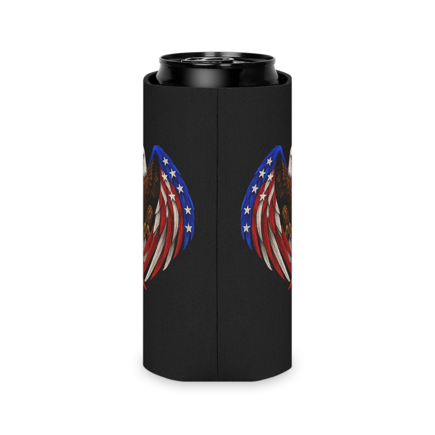 Patriotic Eagle Can Cooler