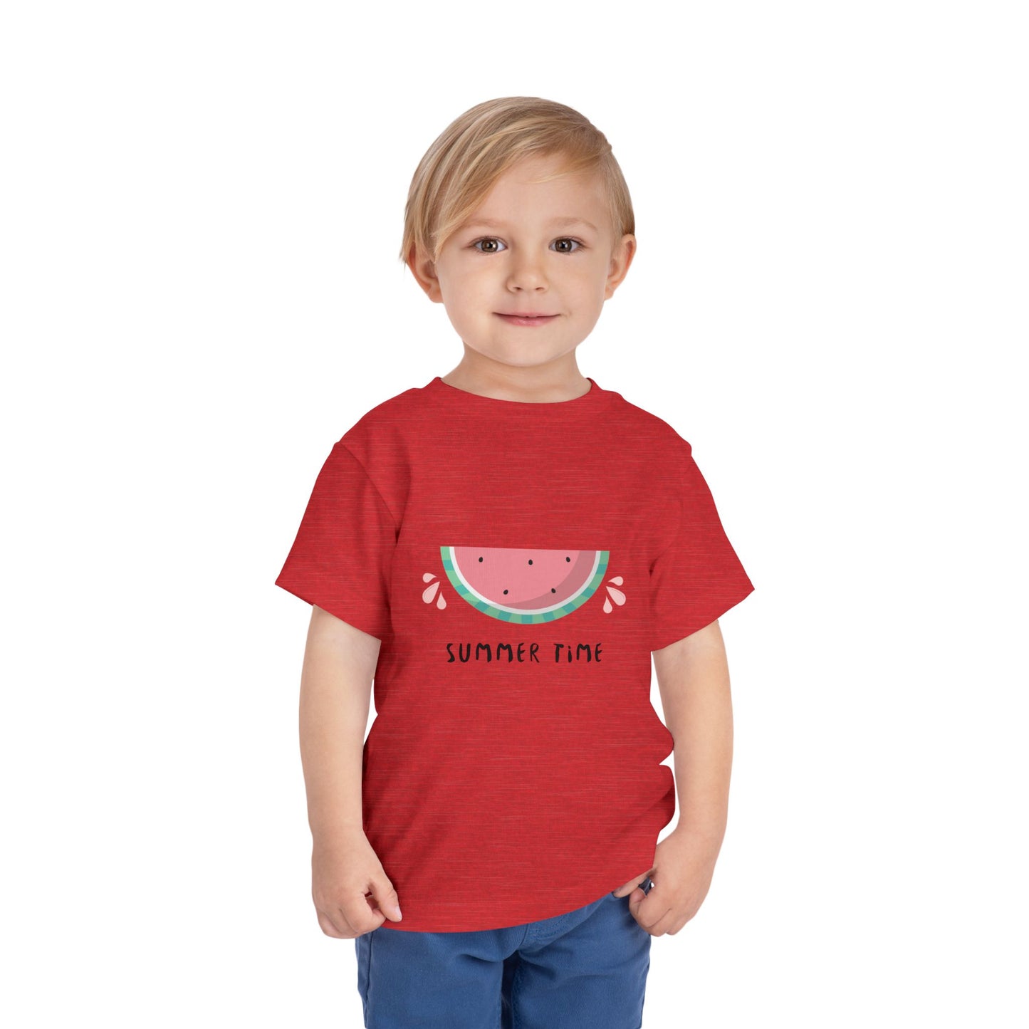 Toddler Summer Watermelon Tee - Cute Short Sleeve Shirt for Kids