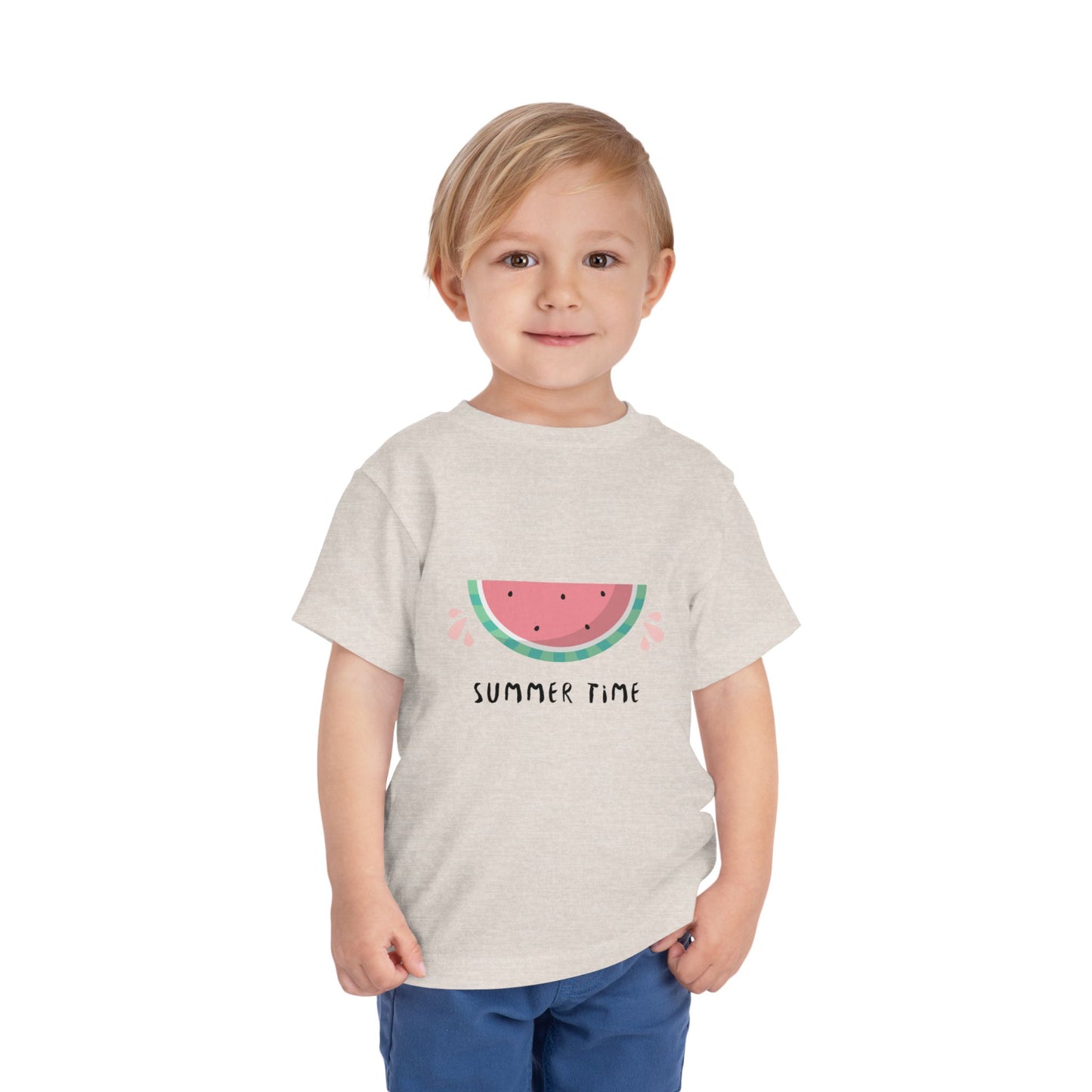 Toddler Summer Watermelon Tee - Cute Short Sleeve Shirt for Kids
