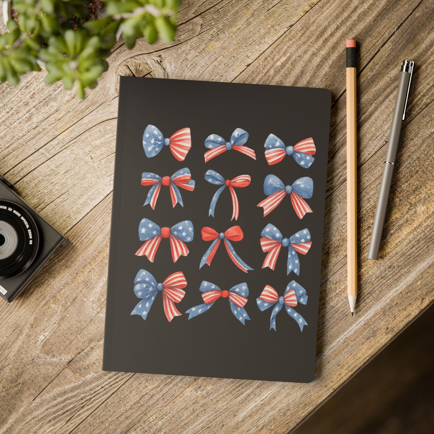Patriotic Bow Journal