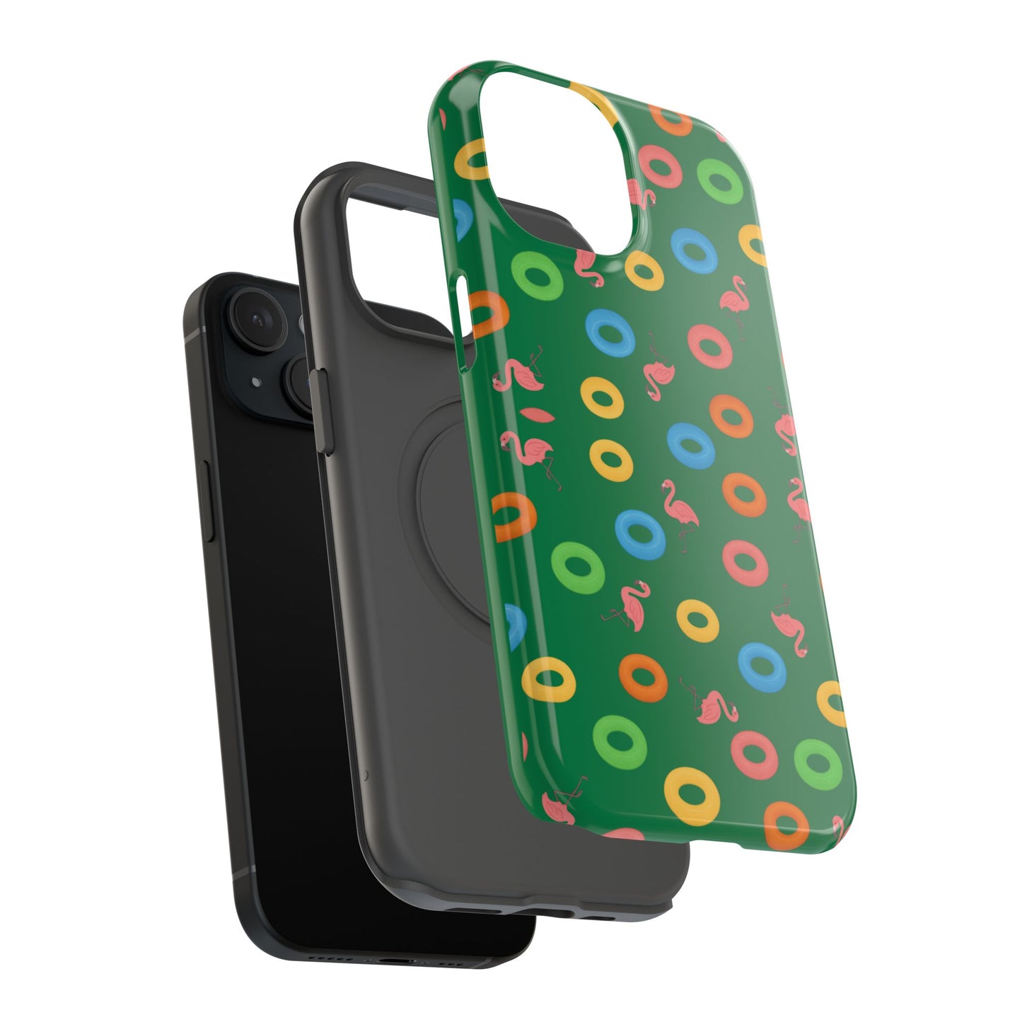 Colorful Flamingo & Pool Float Phone Cases