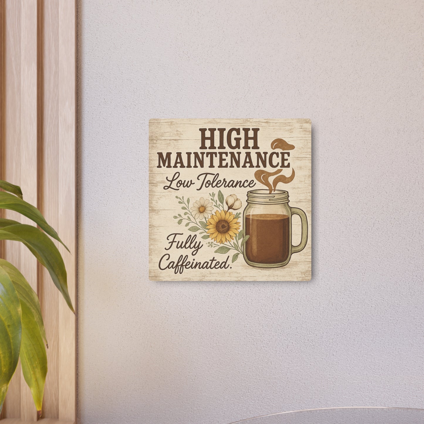 Cafe Metal Art Sign