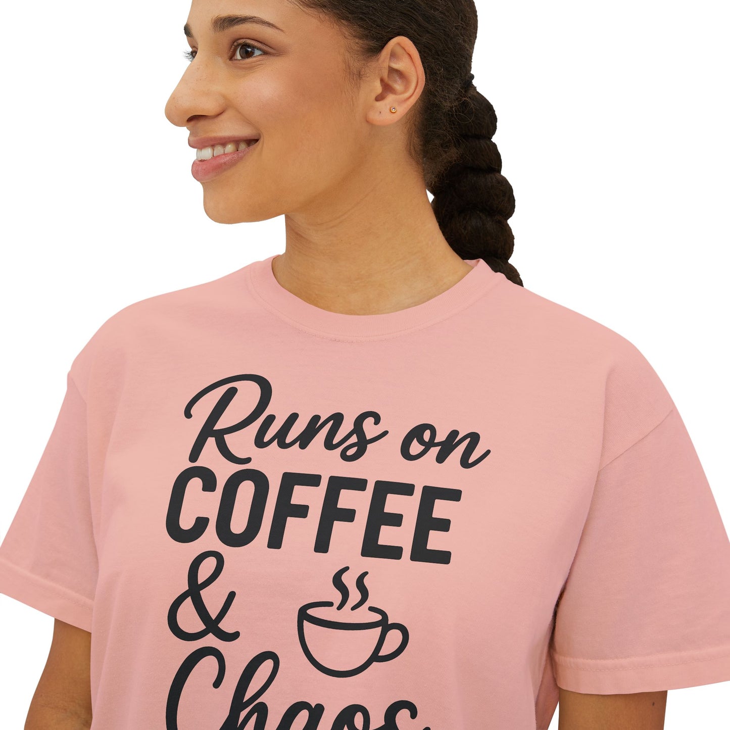 Coffee & Chaos Women's Boxy Tee