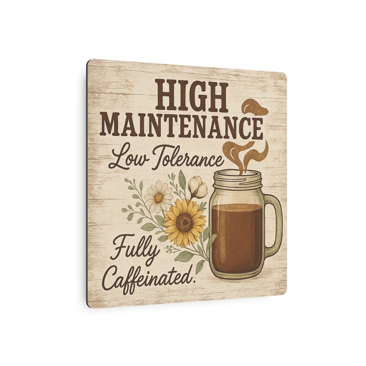 Cafe Metal Art Sign