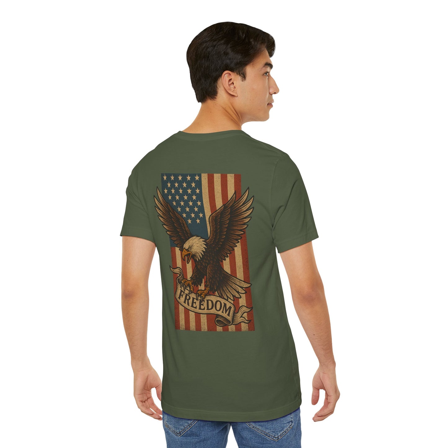 Freedom Flies High Men's Bella Canvas Tee
