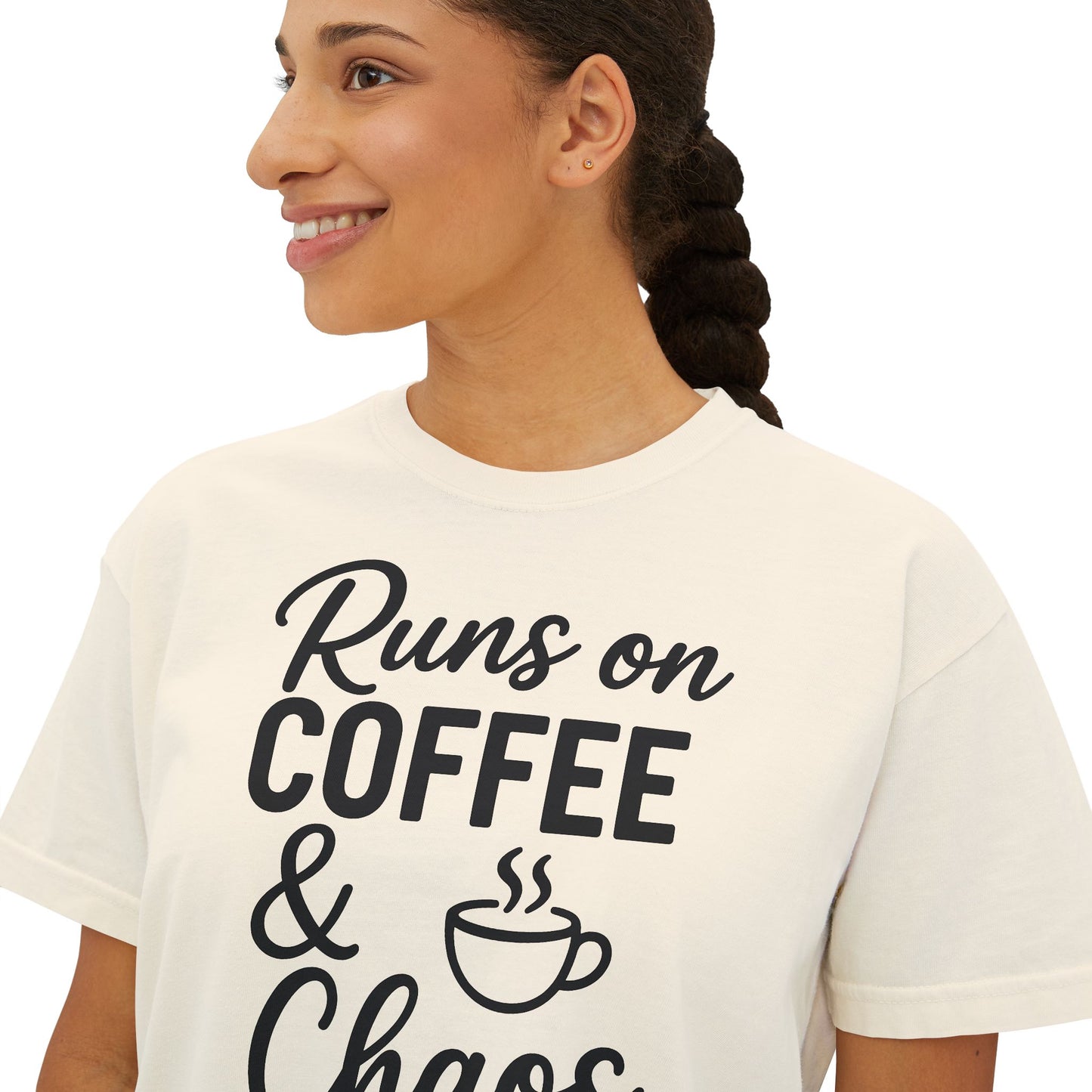 Coffee & Chaos Women's Boxy Tee