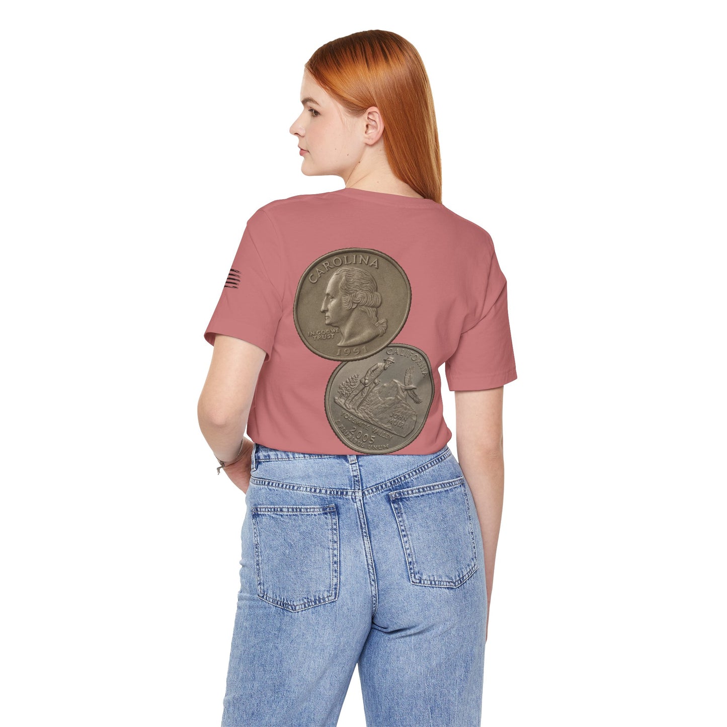 Heads Carolina, Tails California Women's Tee