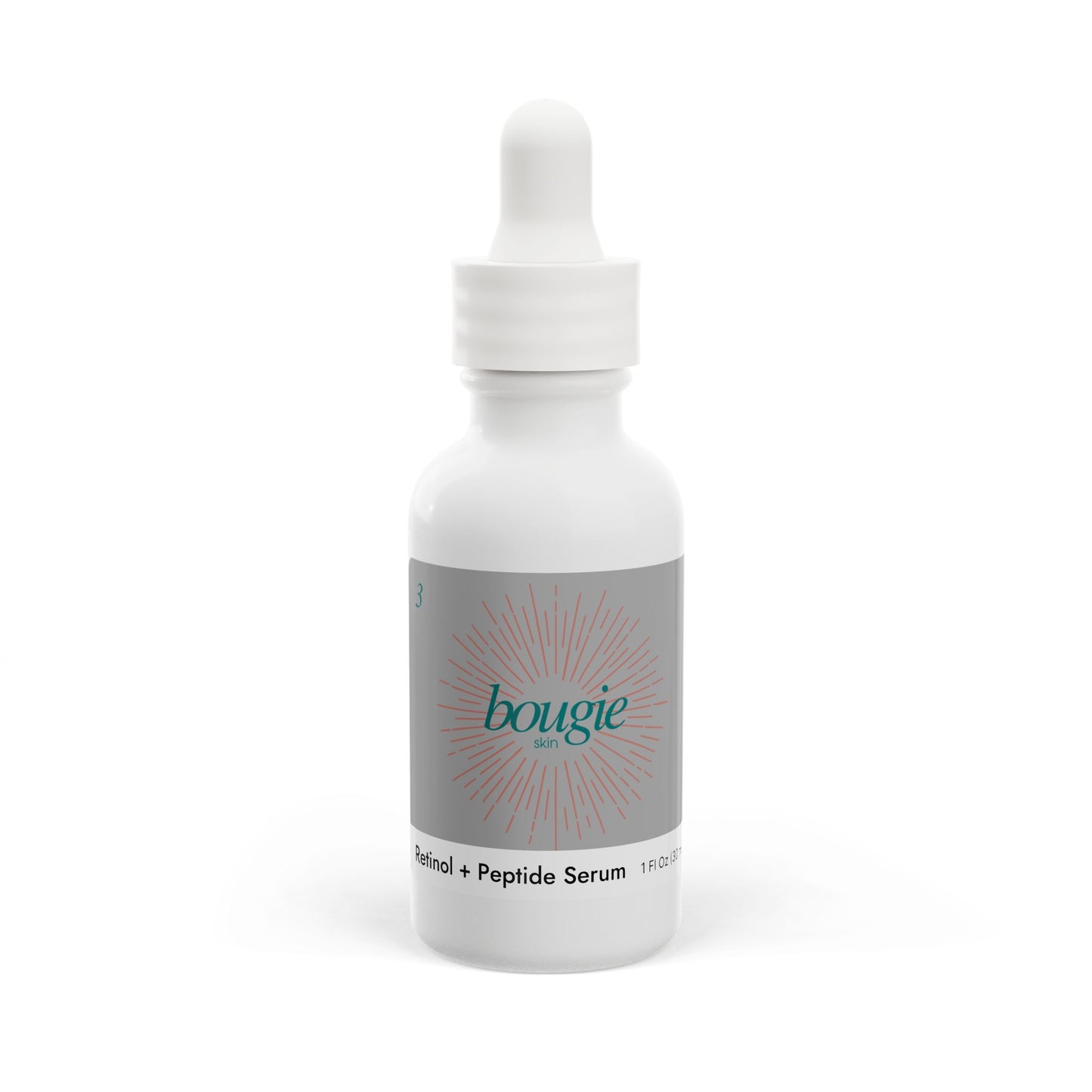 Night Time Step 3 - Bougie Skin - Retinol and Peptide Face Serum (1oz)