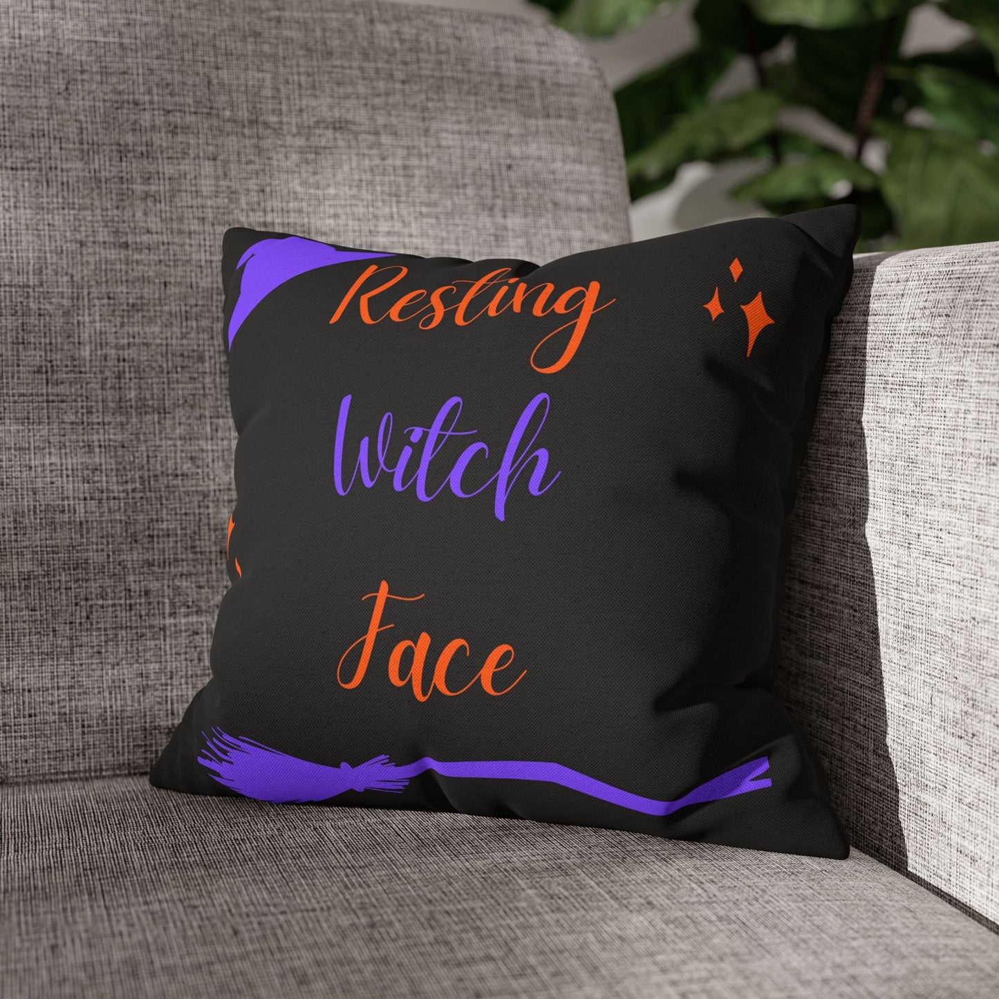 Resting Witch Face Pillowcase