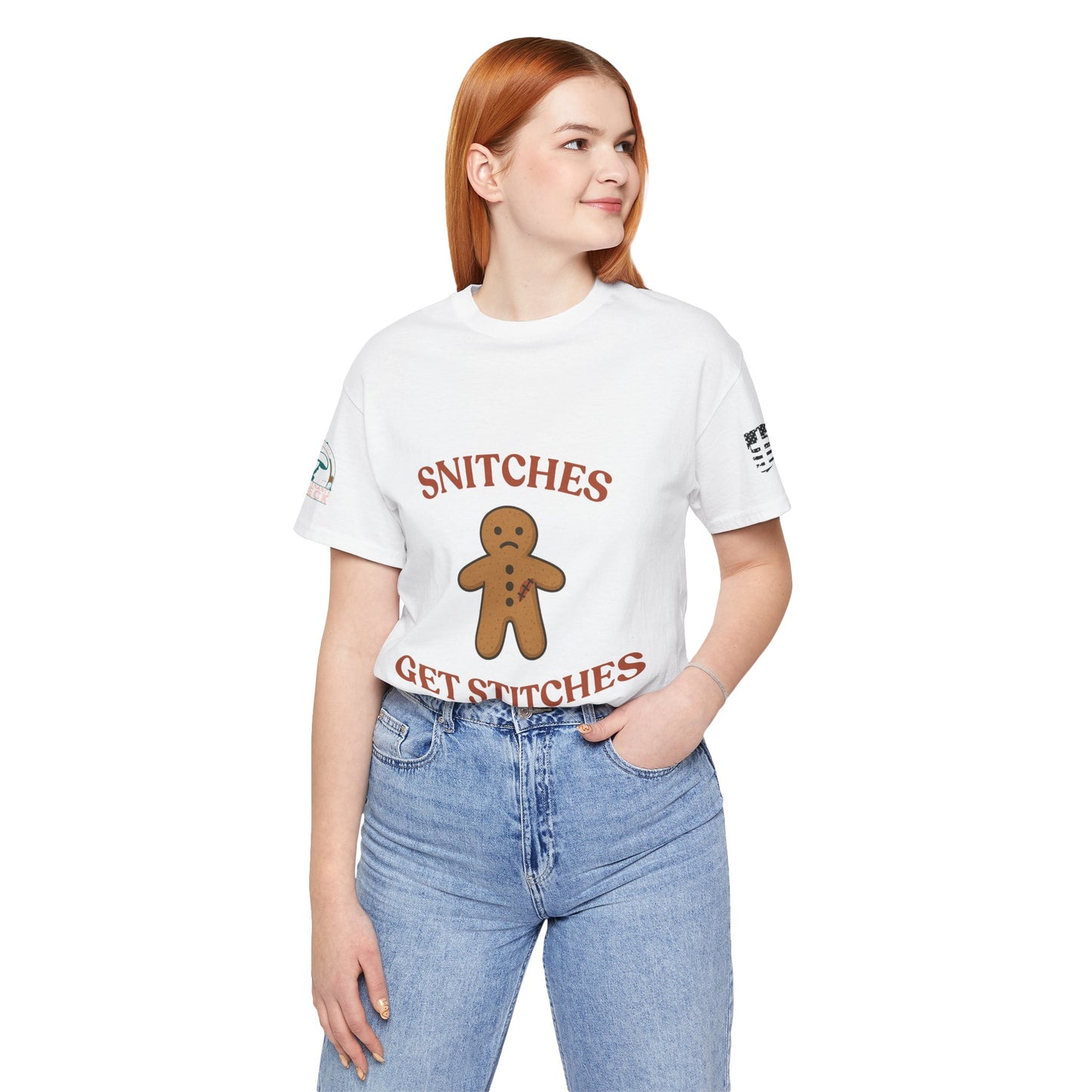 Snitches Get Stitches - Gingerbread Man