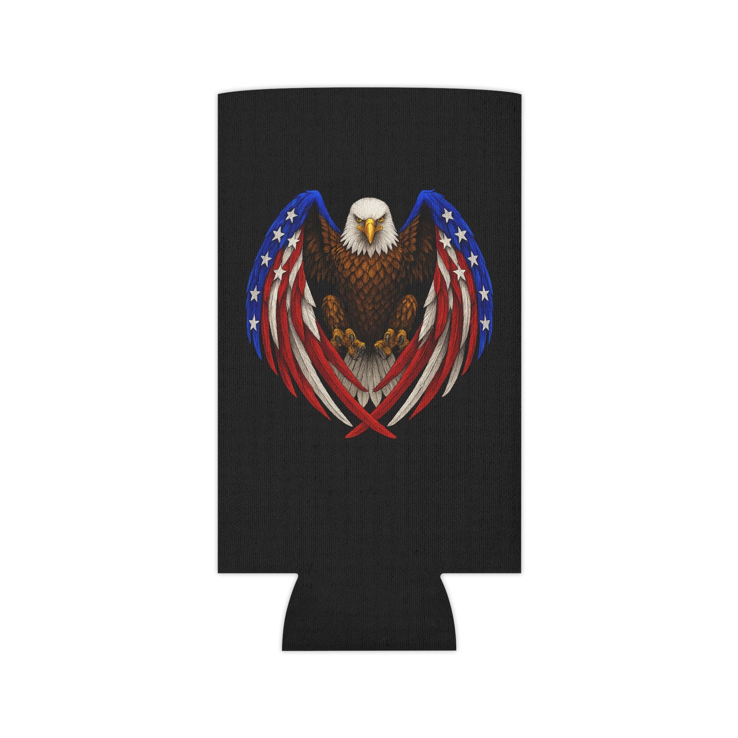Patriotic Eagle Can Cooler