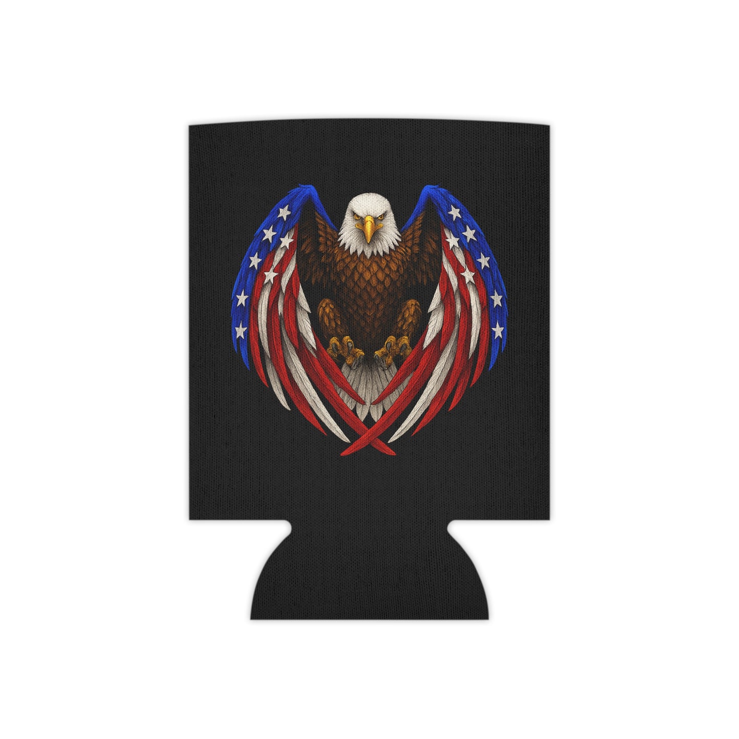 Patriotic Eagle Can Cooler