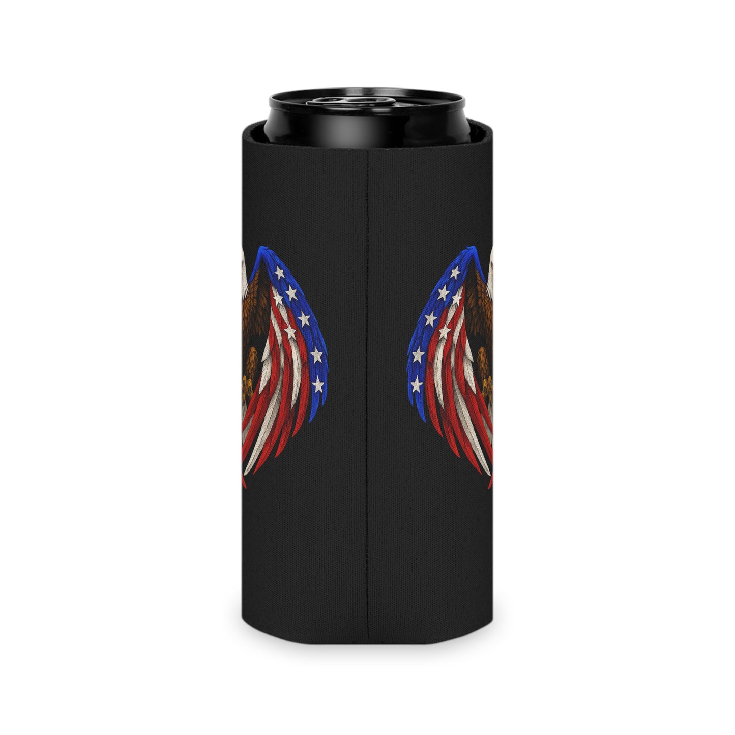Patriotic Eagle Can Cooler