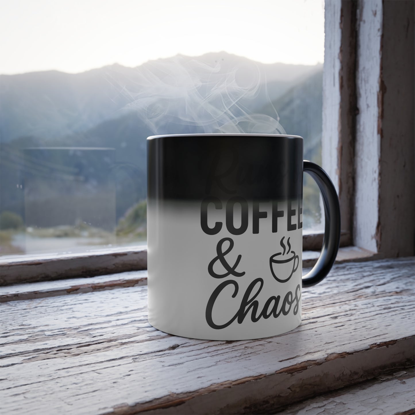 Color Changing Coffee Mug - Coffee & Chaos