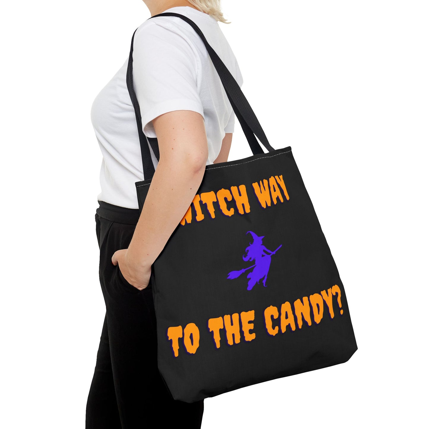 Witch Way to the Candy - Halloween Tote