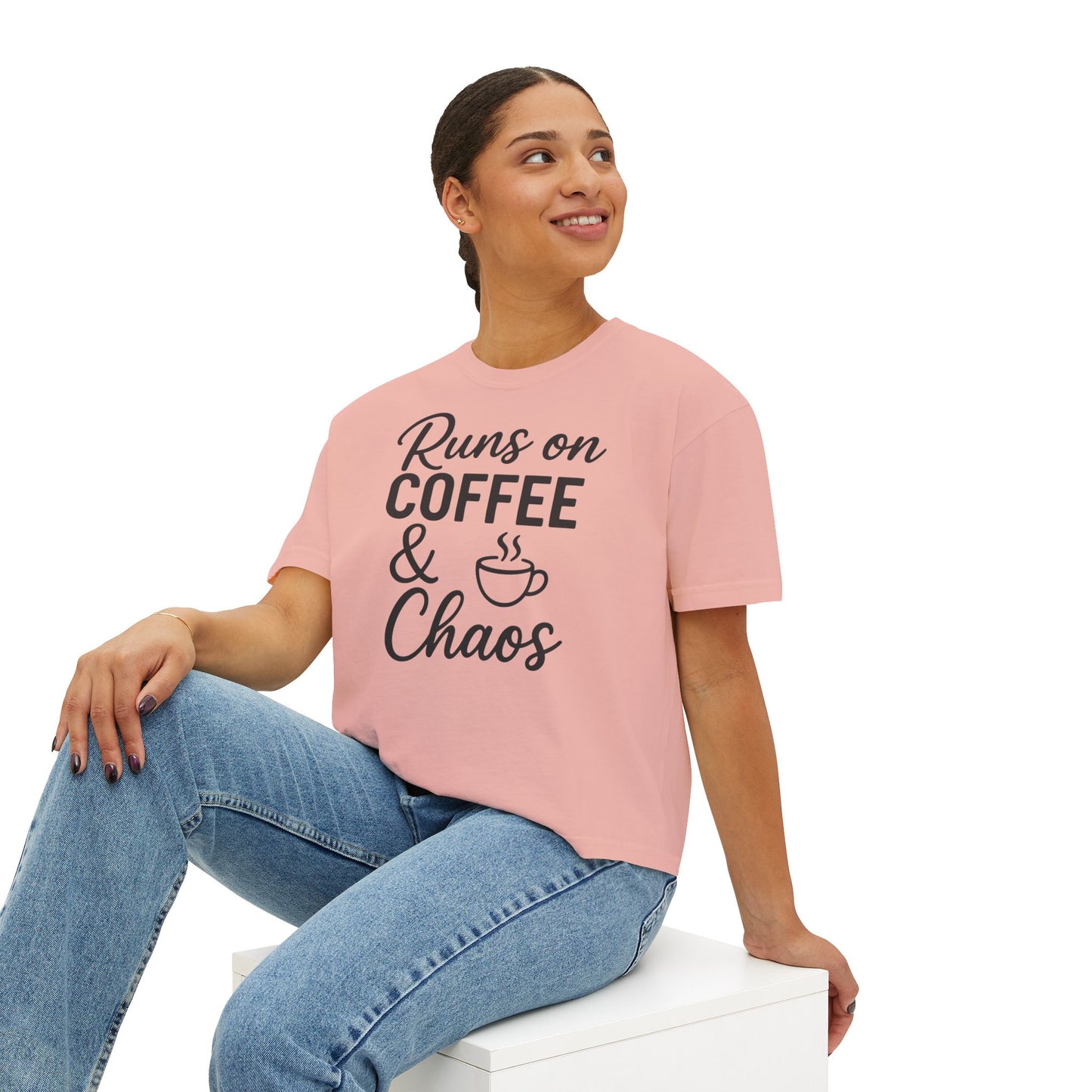 Coffee & Chaos Women's Boxy Tee