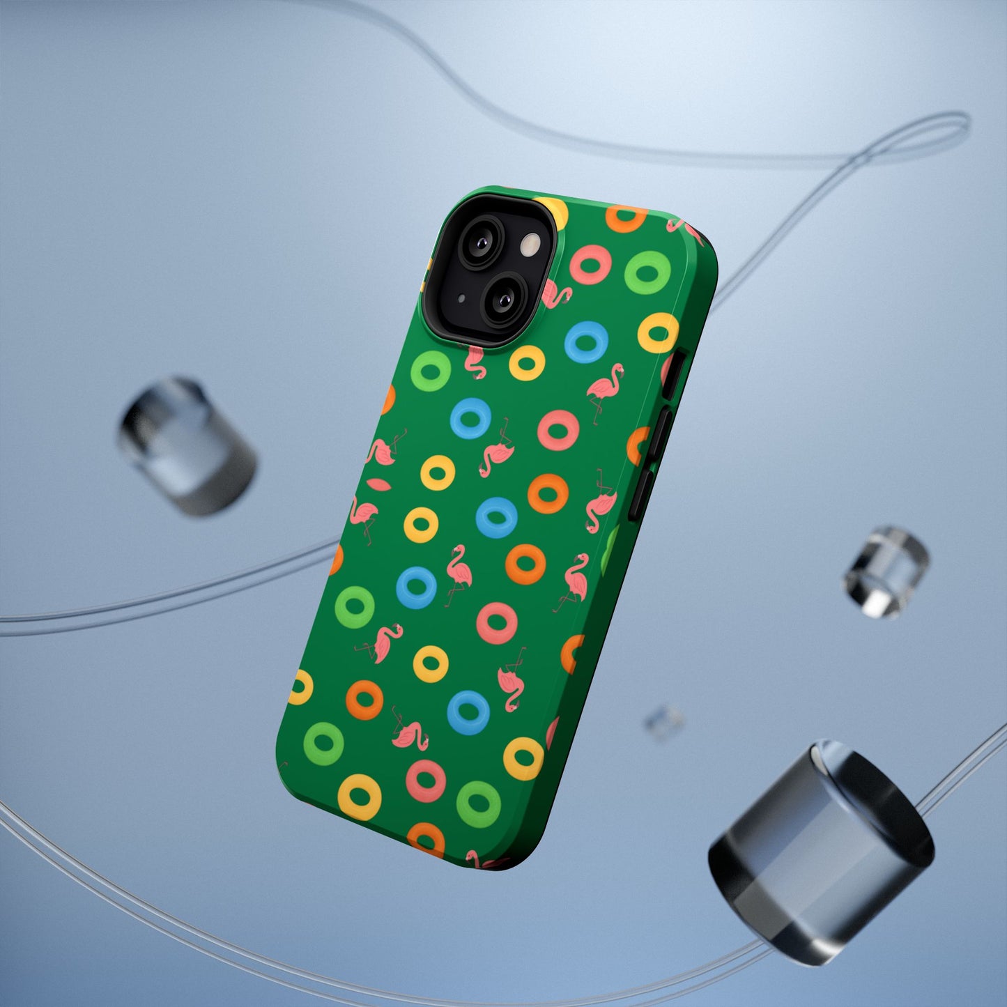 Colorful Flamingo & Pool Float Phone Cases