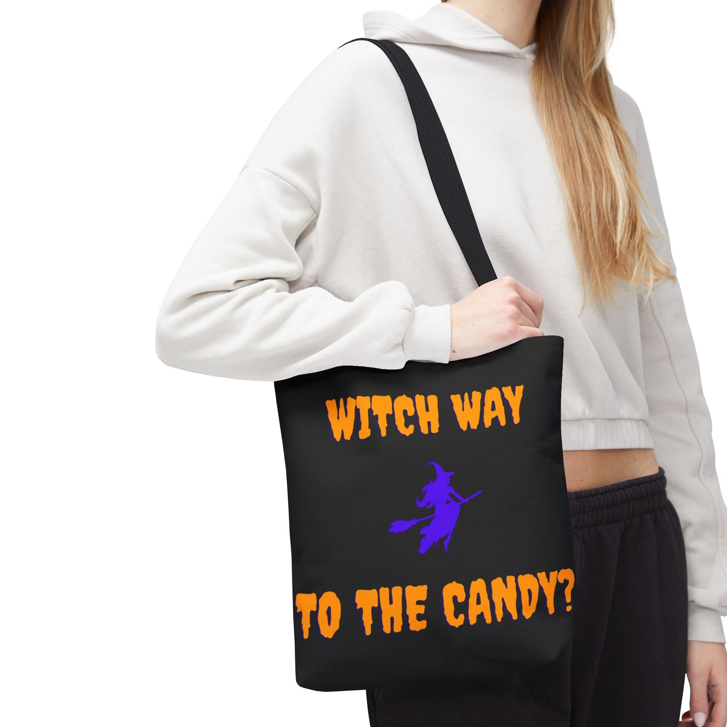 Witch Way to the Candy - Halloween Tote