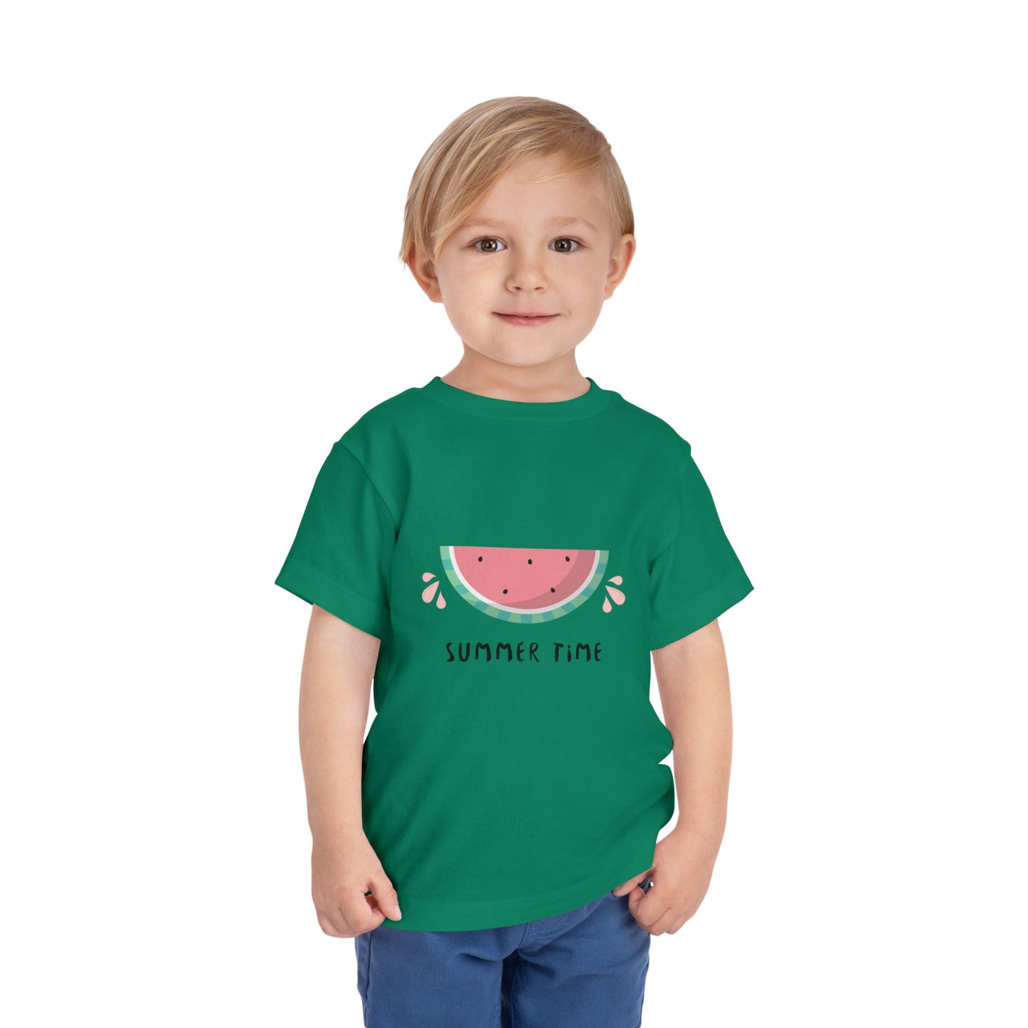Toddler Summer Watermelon Tee - Cute Short Sleeve Shirt for Kids