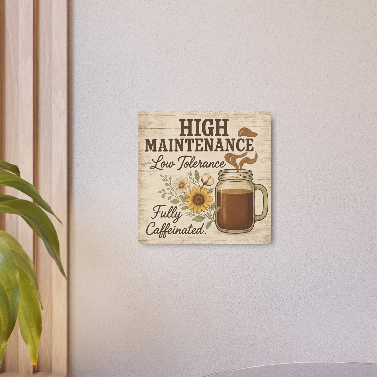 Cafe Metal Art Sign