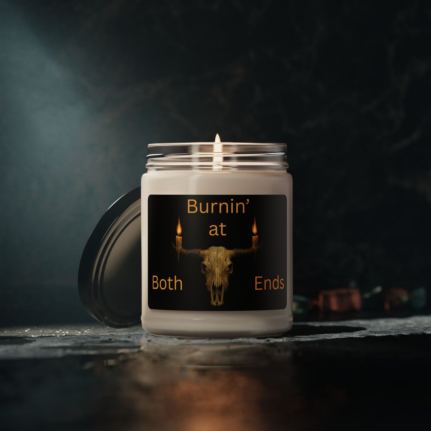 Burnin' at Both Ends - 9oz Scented Soy Candle for Meditation and Home Decor