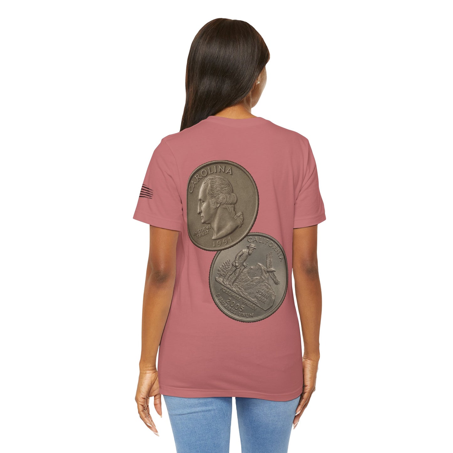 Heads Carolina, Tails California Women's Tee