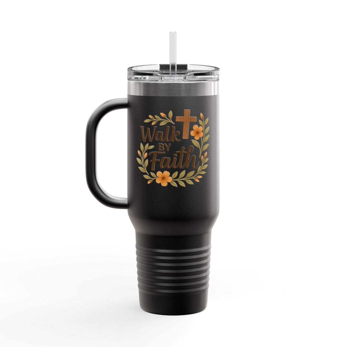 Walk by Faith 40oz Travel Mug